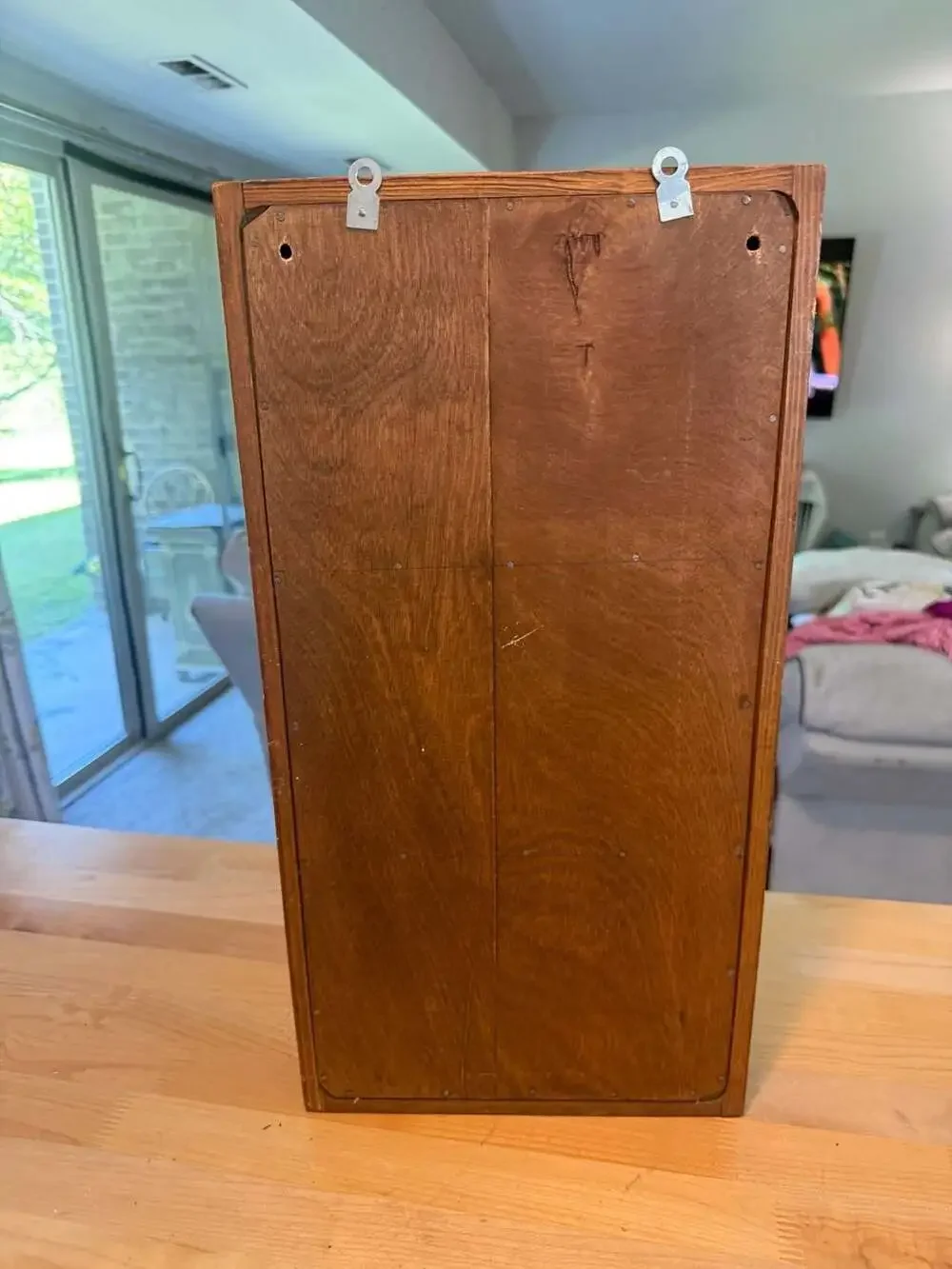 Vintage Dubl Handi Columbus Washboard Wall Mounted Cabinet Storage Box